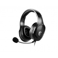 MSI Immerse GH20 - Kopfhörer - Kopfband - Gaming - Schwarz - Binaural - Drehregler