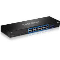 TRENDnet TEG-30262 v1.0R - Gigabit Ethernet (10/100/1000) - Vollduplex - Rack-Einbau - 1U