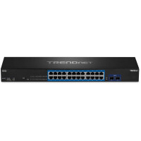 TRENDnet TEG-30262 v1.0R - Gigabit Ethernet (10/100/1000) - Vollduplex - Rack-Einbau - 1U