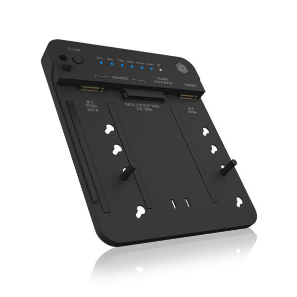 ICY BOX Docking- & Klonstation M.2 NVMe SSD zweifach retail