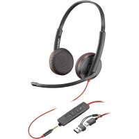 HP Poly BW 3225 USB-C HS+USB-C/A (Bulk) - Headset