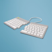 R-Go Tastatur Split Break DE-Layout Bluetooth wei&szlig; - Tastatur