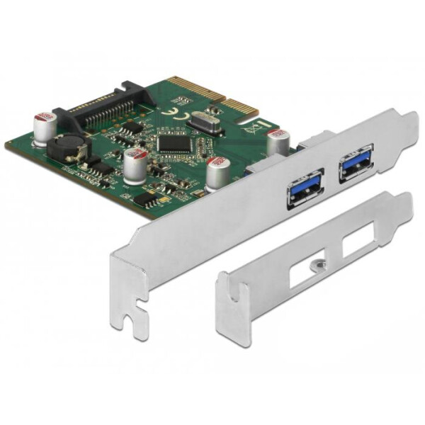 Delock 90298 - PCIe - USB 3.2 Gen 1 (3.1 Gen 1) - PCIe 3.0 - China - Asmedia ASM3142 - 10 Gbit/s