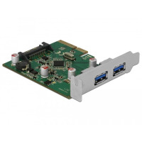 Delock 90298 - PCIe - USB 3.2 Gen 1 (3.1 Gen 1) - PCIe 3.0 - China - Asmedia ASM3142 - 10 Gbit/s