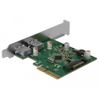 Delock 90298 - PCIe - USB 3.2 Gen 1 (3.1 Gen 1) - PCIe 3.0 - China - Asmedia ASM3142 - 10 Gbit/s