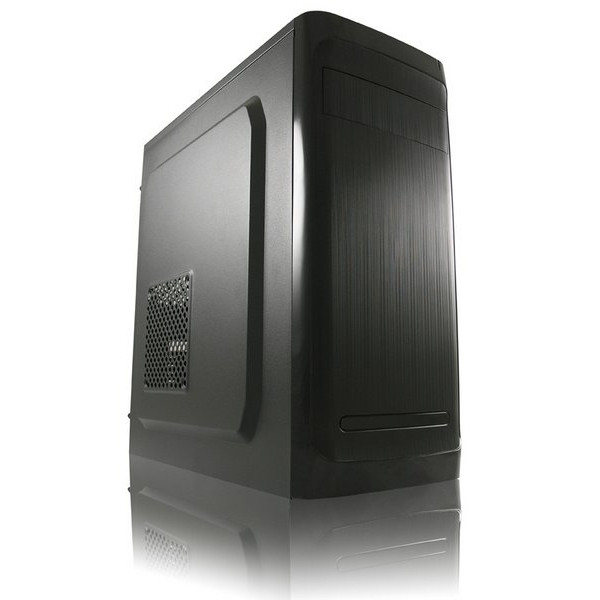 LC-Power 7034B - Midi Tower - PC - Schwarz - ATX - micro ATX - Mini-ATX - Metall - 14,5 cm