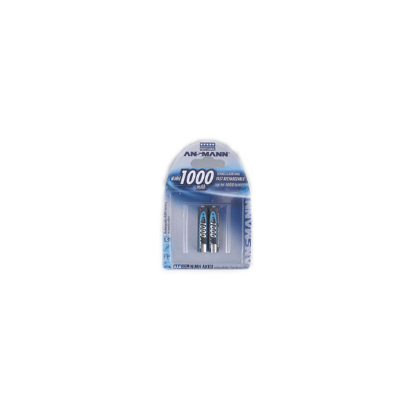 Ansmann 5030882 - AAA / HR03 - Nickel-Metallhydrid (NiMH) - 1,2 V - 1000 mAh - Silber