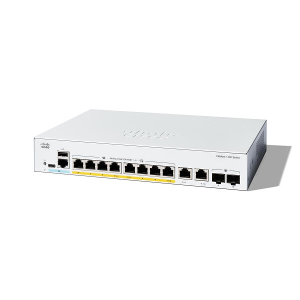 Cisco Catalyst 1300 8-port GE PoE Ext - Switch - 8-Port