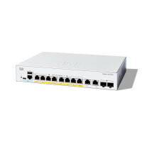 Cisco Catalyst 1300 8-port GE PoE Ext - Switch - 8-Port