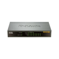 D-Link DES-1008PA - Unmanaged - Fast Ethernet (10/100) -...