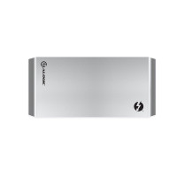 Alogic TB3DTRG2 - Kabelgebunden - USB 3.2 Gen 2 (3.1 Gen 2) Type-C - 60 W - 3,5 mm - 10,100,1000 Mbit/s - Schwarz - Grau