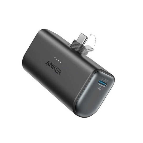 Anker Innovations Nano Power Bank 22.5W Built-In USB-C Connector Black