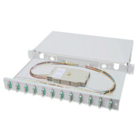 DIGITUS LWL Spleißbox, bestückt, SC, OM3