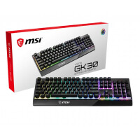 MSI Vigor GK30 - Volle Größe (100%) - USB - Mechanischer Switch - QWERTZ - RGB-LED - Schwarz