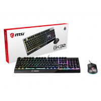 MSI S11-04DE601-CLA - USB - Mechanischer Switch - QWERTY - RGB-LED - Schwarz - Maus enthalten
