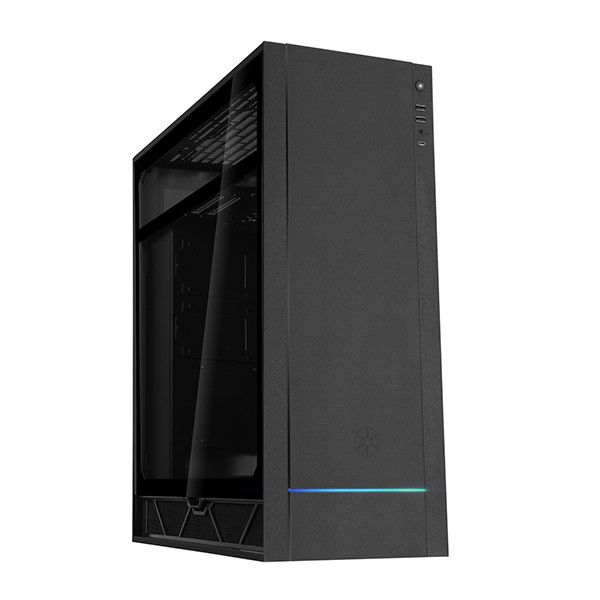SilverStone ALTA F1 - Tower - PC - Schwarz - ATX - micro ATX - Mini-ITX - Aluminium - Stahl - Gehärtetes Glas - Multi