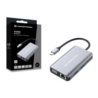 Conceptronic DONN21G - Kabelgebunden - USB 3.2 Gen 1 (3.1...