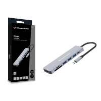 Conceptronic DONN19G 7-in-1 USB 3.2 Gen 1 Dockingstation...