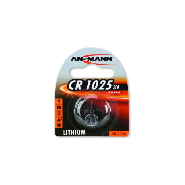 Ansmann 3V Lithium CR1025 - Einwegbatterie - CR1025 - Lithium - 3 V - 1 Stück(e) - Silber