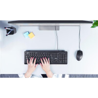 Trust TK-150 - Volle Größe (100%) - USB - Membran Key Switch - QWERTZ - Schwarz