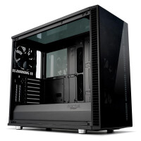 Fractal Design Define S2 Vision - Blackout - Midi Tower - PC - Schwarz - ATX - EATX - ITX - micro ATX - Multi - 18,5 cm