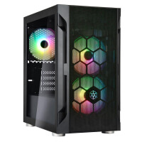 SilverStone FARA H1M PRO - Micro Tower - PC - Schwarz -...