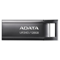 ADATA UR340 - 128 GB - USB Typ-A - 3.2 Gen 2 (3.1 Gen 2) - 100 MB/s - Kappe - Schwarz
