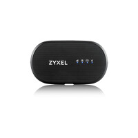 ZyXEL WAH7601 - Modem/Router f&uuml;r Mobilfunknetze - Schwarz - 802.11b - 802.11g - Wi-Fi 4 (802.11n) - 4G - LTE - MicroSD (TransFlash)
