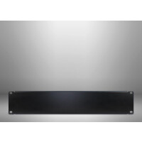 Inter-Tech 88887150 - Blindplatte - Schwarz - Stahl - 2U...