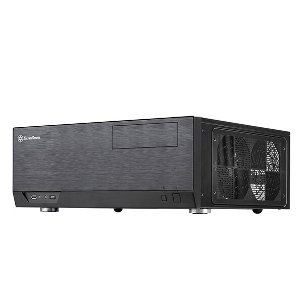 SilverStone GD09B-C - HTPC - PC - Schwarz - ATX - micro ATX - SSI CEB - Aluminium - Kunststoff - Stahl - 13,8 cm