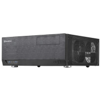 SilverStone Grandia GD09 - Desktop - PC - Schwarz - ATX - micro ATX - Aluminium - Kunststoff - Stahl - 2x 120 mm