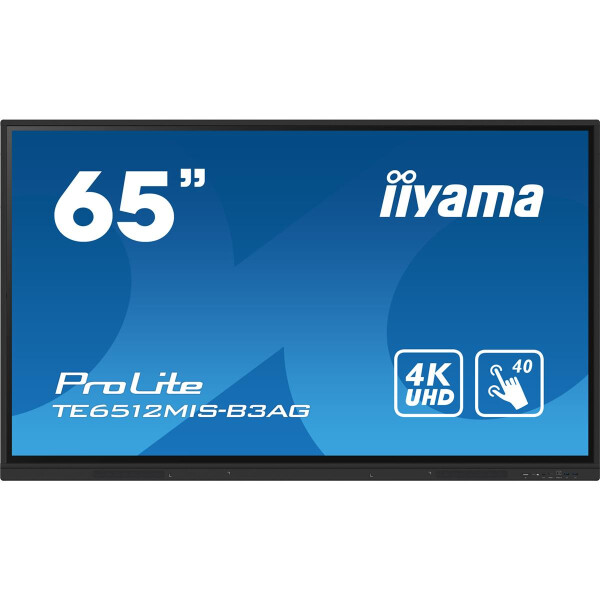 Iiyama 65iW LCD IR 40-Points 4K UHD IPS AG. - Flachbildschirm (TFT/LCD)