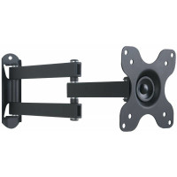 Techly Wandhalterung für LCD TV LED 13"-30" neigbar 2 Gelenke, schwarz