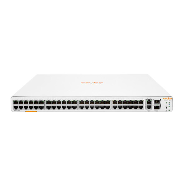 HPE a Hewlett Packard Enterprise company Aruba Instant On 1960 48G 2XGT 2SFP+ - Managed - L2+ - Gigabit Ethernet (10/100/1000) - Vollduplex - Rack-Einbau - 1U