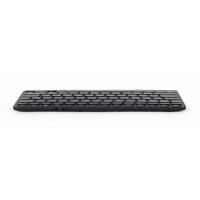 Gembird KB-BTRGB-01-DE - Mini - Bluetooth - QWERTZ - LED - Schwarz