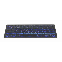 Gembird KB-BTRGB-01-DE - Mini - Bluetooth - QWERTZ - LED...