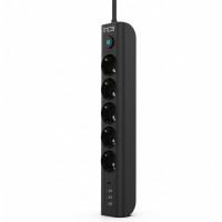 INCA Steckdosenleiste IPW-44TU 5fach 3xUSB-A+1xUSB-C 1.5m - Steckdosenleiste