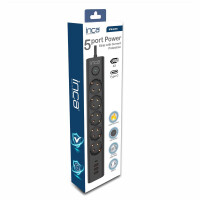 INCA Steckdosenleiste IPW-44TU 5fach 3xUSB-A+1xUSB-C 1.5m - Steckdosenleiste