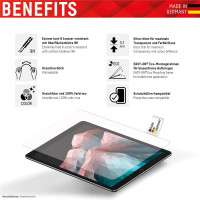 E.V.I. Displex Tablet Glass (9H) für iPad Pro 11 (1./2./3./4. Gen.)/Air (4./5. Gen.) - Eco-Montagerahmen L-Form - unzerbrechlich - ultra-dünn - unsichtbar - 27,9 cm (11") - 9H - Gehärtetes Glas - 145 g - 1 Stück(e)