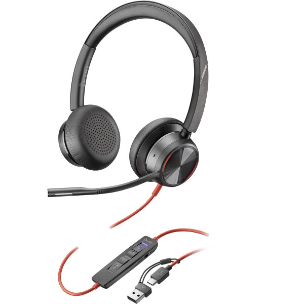 HP Poly BW 8225 Stereo -M USB-C HS+USB-C/A - Headset - Stereo