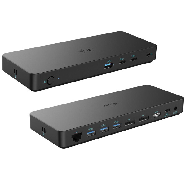 i-tec USB-C Triple 4K Display Docking Station Gen2 2xDP 1xHDMI 1xGLAN 3xUSB 3.2 Gen1 1xUSB