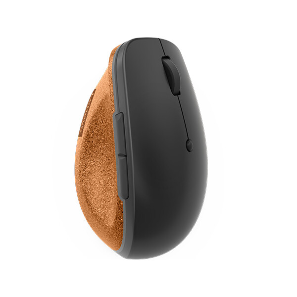 Lenovo Go - rechts - Vertikale Ausführung - Optisch - RF Wireless - 2400 DPI - Grau