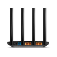 TP-LINK ARCHER C6 V4.0 - Wi-Fi 5 (802.11ac) - Dual-Band (2,4 GHz/5 GHz) - Eingebauter Ethernet-Anschluss - Schwarz - Tabletop-Router