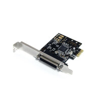 StarTech.com 2S1P PCI Express Schnittstellenkarte - PCIe Seriell / Parallel Karte mit Breakout Kabel - PCIe - Parallel - Seriell - Niedriges Profil - RS-232 - Schwarz - Silber - CE - FCC - REACH