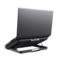 Trust Exto - Notebook-Ständer - Grau - Acrylnitril-Butadien-Styrol (ABS) - Aluminium - 40,6 cm (16 Zoll) - 1 Stück(e) - 18 cm