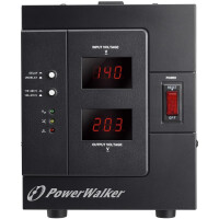 BlueWalker AVR 3000 SIV FR - 110-280 V - 3 kVA - 2400 W - 1 AC-Ausgänge - Terminal - 95%