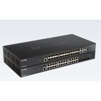 D-Link DXS-1210-28T - Managed - L2/L3 - 10G Ethernet (100/1000/10000) - Rack-Einbau - 1U