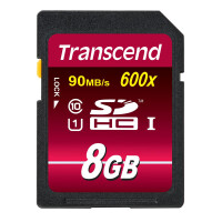 Transcend TS8GSDHC10U1 - 8 GB - SDHC - Klasse 10 - MLC -...