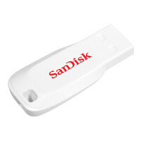 SanDisk Cruzer Blade - 16 GB - USB Typ-A - 2.0 - Ohne Deckel - 2,5 g - Weiß