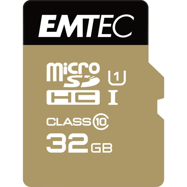 EMTEC Gold+ - Flash-Speicherkarte ( SD-Adapter inbegriffen ) - 32 GB